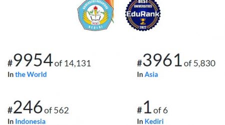 Peringkat 1 unp kediri versi edurank