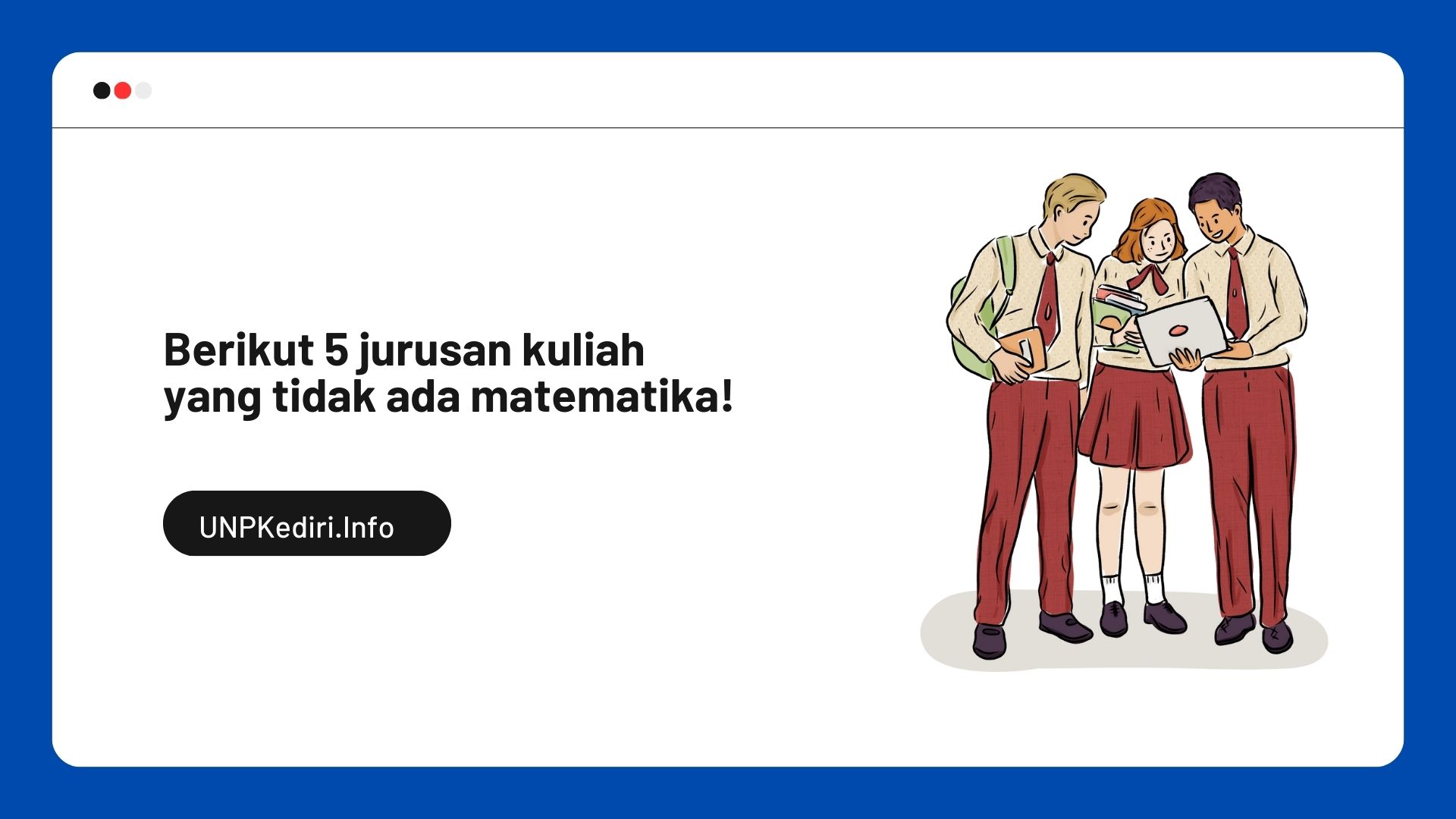 Berikut 5 jurusan kuliah yang tidak ada matematika!